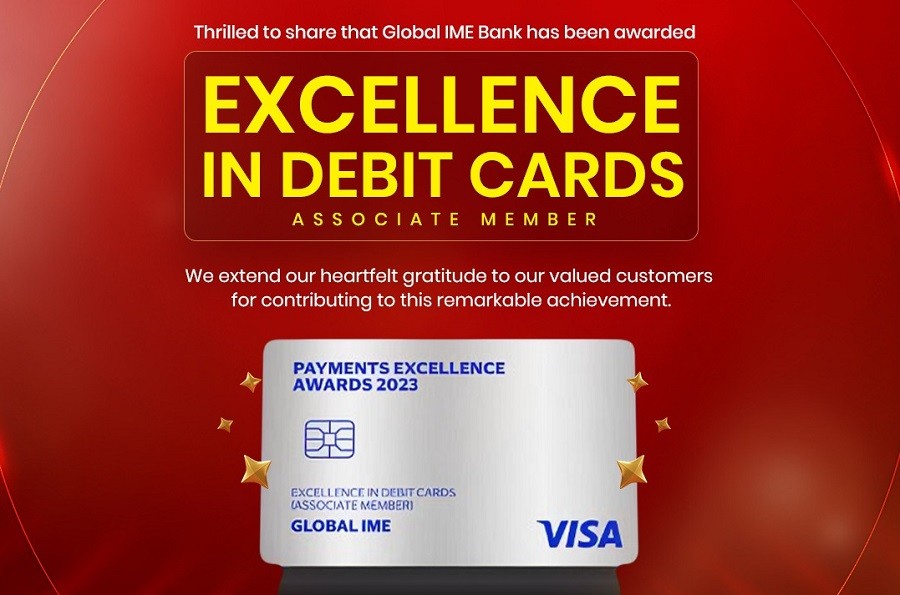 Global IME Bank Honored by Visa Payment Excellence Award